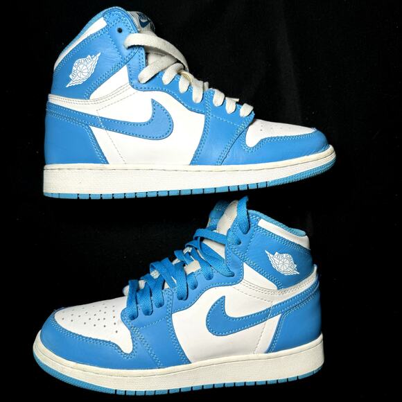 Nike Air Jordan 1 Retro High OG BG UNC Men's Shoes - Size 6 - Picture 2 of 8